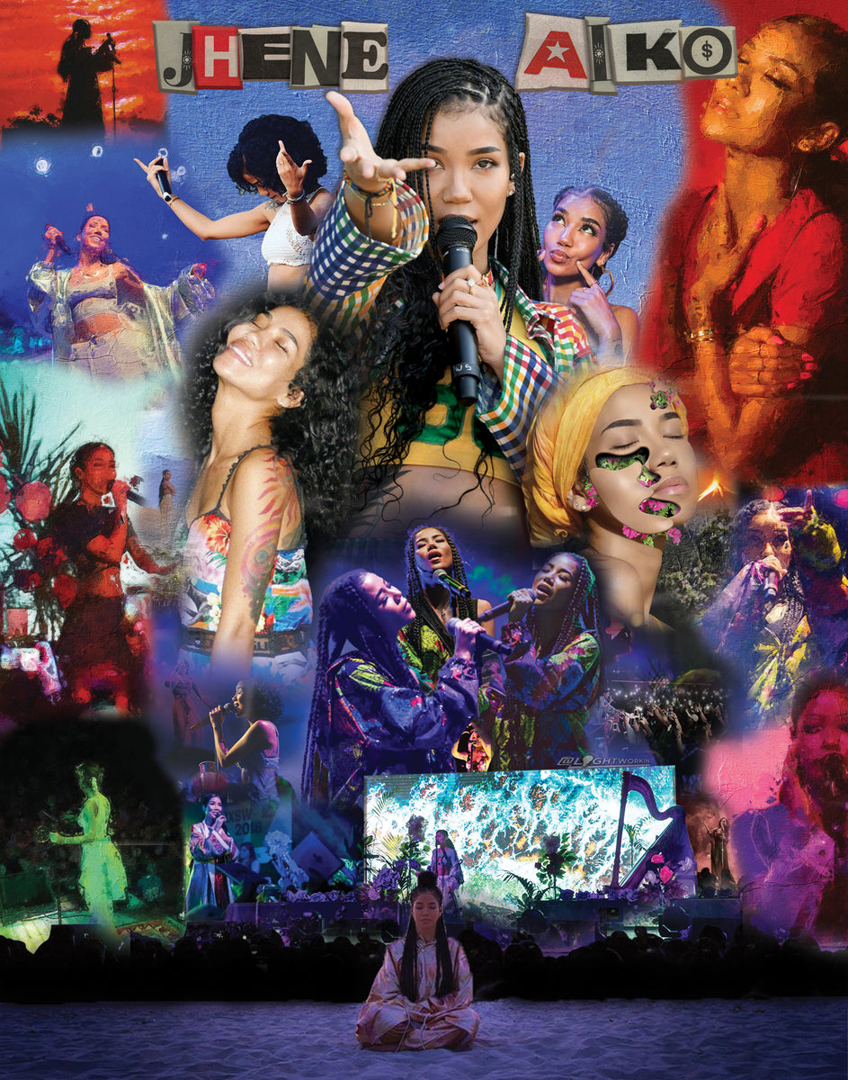 【額縁付き】jhene aiko trip ジャネーアイコ A2ポスター Jhené Aiko Poster – Lightworkin Outlet