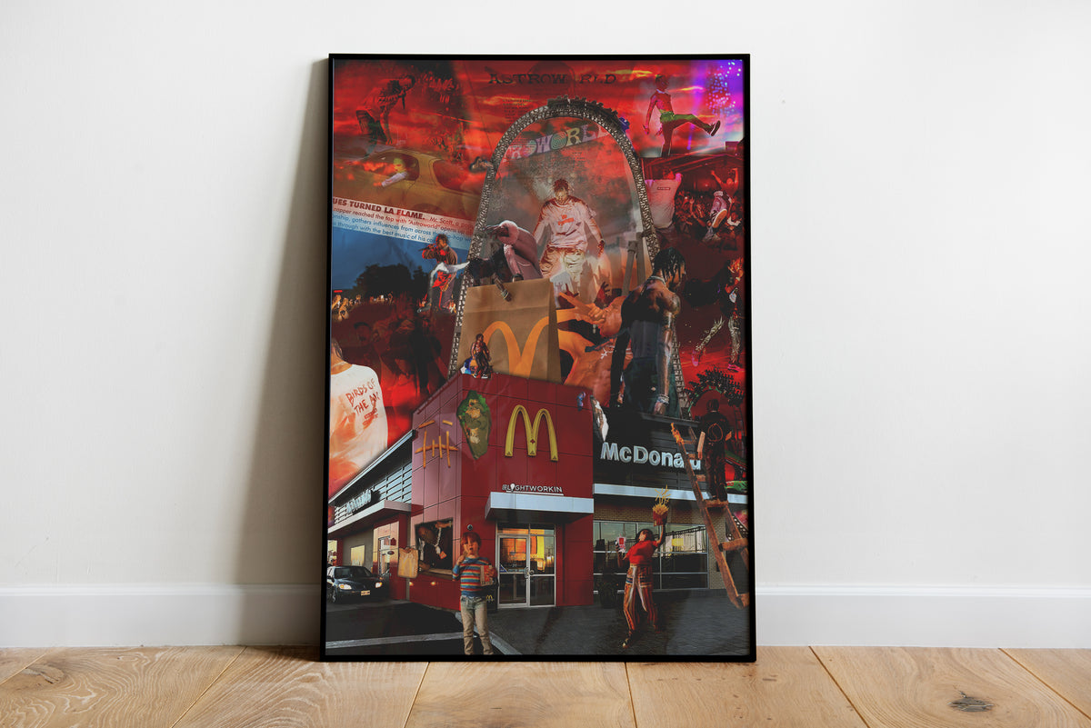 McDonalds x Travis Scott Poster – Lightworkin Outlet