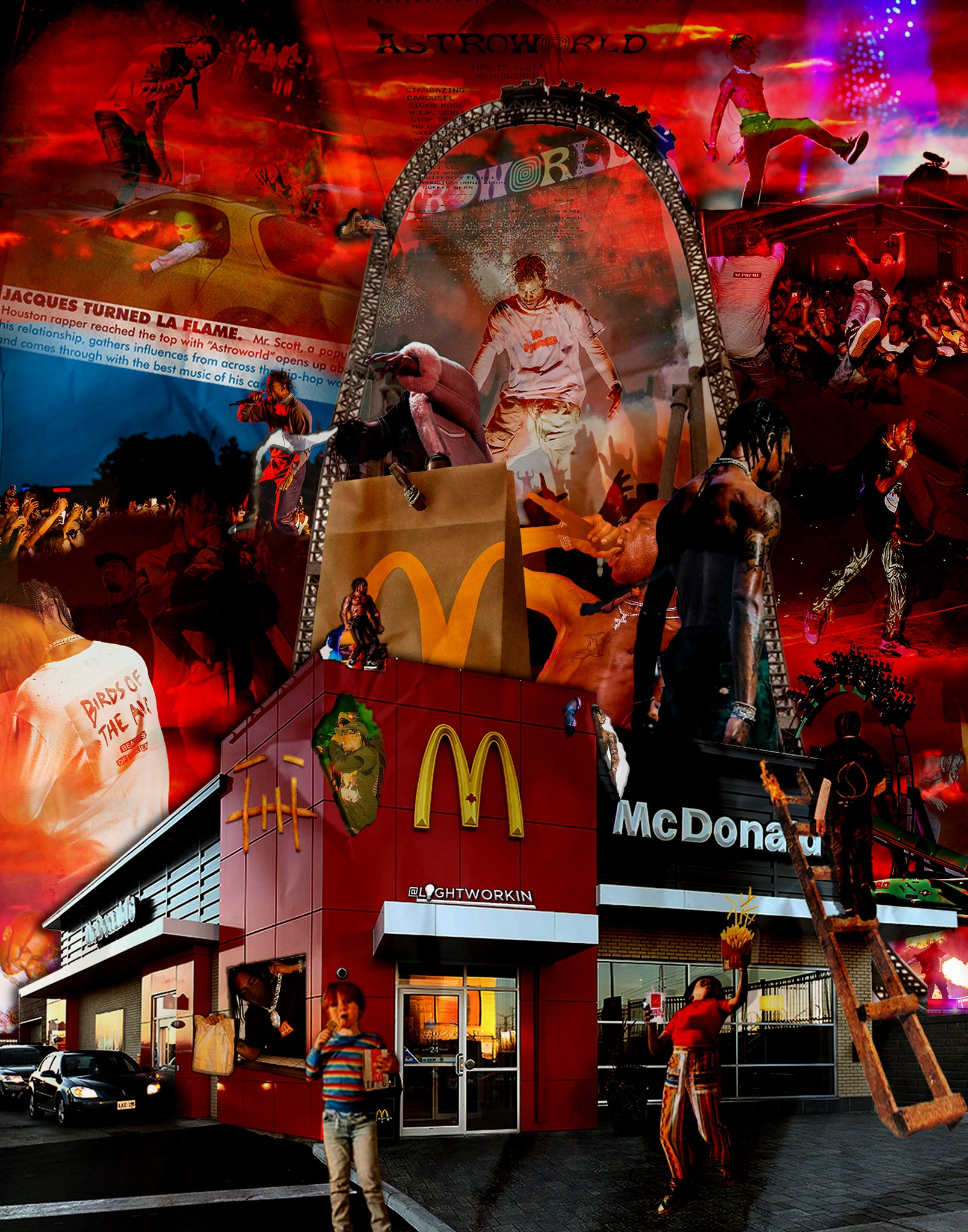 McDonalds x Travis Scott Poster – Lightworkin Outlet